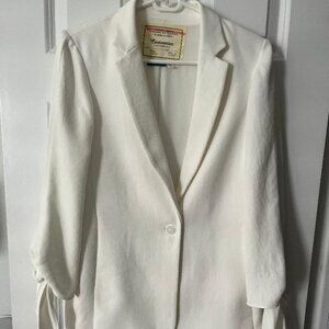 White Blazer with Ties